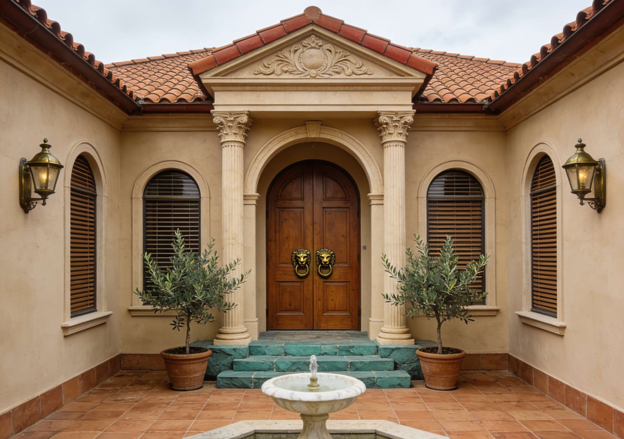 Roman Grandeur in Miniature: An Ancient Roman Style Small-Footprint Villa
